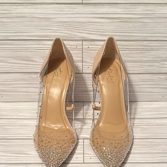 Thalia Sodi Womens Grazella Pointed Toe Classic Pump Translucent Clear Size 9M - Picture 2 of 6